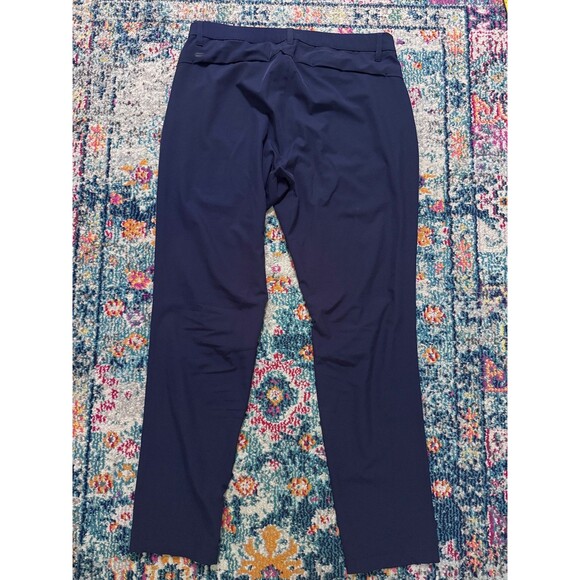 Fabletics The Only Pant Classic Fit Navy Performance Ankle Mens Size 34 x 32 - Picture 3 of 7
